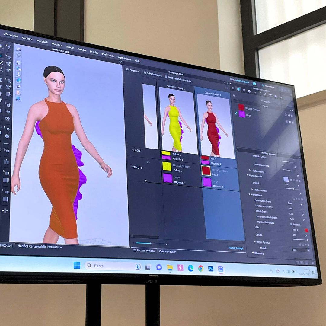 CLO 3D anteprima - Corsi di specializzazione settore abbigliamento